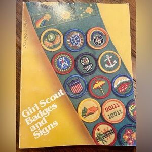 Vintage JCPenney Girl Scout Badges and Signs Book